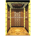 High quality villa elevator with rose golden cabin